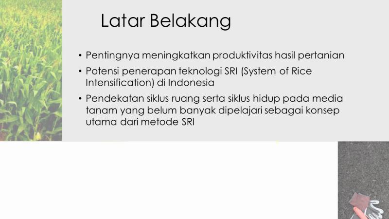 Latar belakang penelitian skripsi