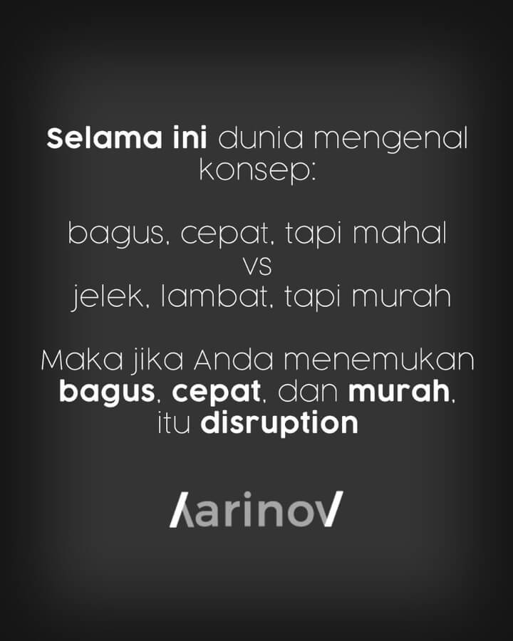 konsep disruption karinov