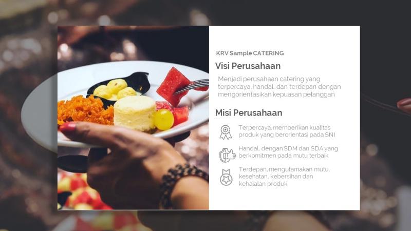 Visi misi usaha catering